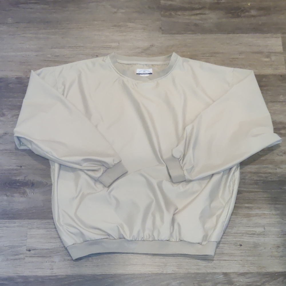 Classic Beige V-Neck Men's Sweater